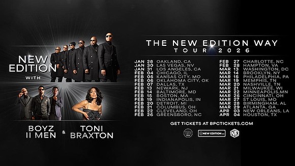 R&B legends New Edition, Boyz II Men, and Toni Braxton are coming together for The New Edition Way Tour, a …