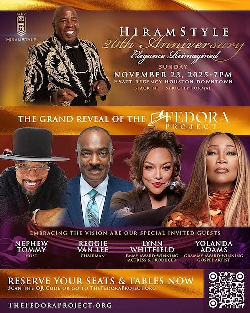 HiramStyle marks 20 years of luxury design with a black-tie gala launching The Fedora Project, supporting mental health and youth …