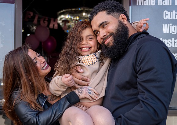 Myla, a 7-year-old brain cancer survivor, received a custom hairpiece Saturday at Bombshell Wigs Galore, marking a milestone in her … Myla, a 7-year-old brain cancer survivor, received a custom hairpiece Saturday at Bombshell Wigs Galore, marking a milestone in her …