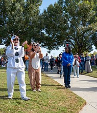 Fall Festivities in full swing at Midtown Green-Hundreds of area residents embraced the fall spirit at the Scott’s Addition Pumpkin Festival on Saturday, Oct. 25. Held from noon to 6 p.m. at Midtown Green, the free, family-friendly event featured live music, more than 70 food trucks, a kids zone and a costume contest for kids, pets and adults. Attendees enjoyed local cuisine, beverages and entertainment throughout the afternoon. The event was organized by Three One One Productions and benefited NextUp RVA, a nonprofit that supports youth development through after-school programs. (Sandra Sellars/Richmond Free Press)