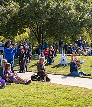Fall Festivities in full swing at Midtown Green-Hundreds of area residents embraced the fall spirit at the Scott’s Addition Pumpkin Festival on Saturday, Oct. 25. Held from noon to 6 p.m. at Midtown Green, the free, family-friendly event featured live music, more than 70 food trucks, a kids zone and a costume contest for kids, pets and adults. Attendees enjoyed local cuisine, beverages and entertainment throughout the afternoon. The event was organized by Three One One Productions and benefited NextUp RVA, a nonprofit that supports youth development through after-school programs. (Sandra Sellars/Richmond Free Press)