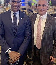 Christian Menefee and Burt Levine