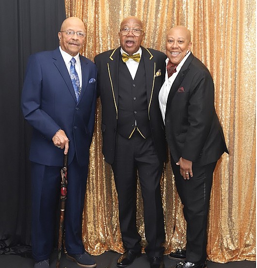 The Rev. Carroll Jenkins, the Rev. Warren J. Lesane Jr. and the Rev. Floretta Barbee-Watkins are seen at the celebration.