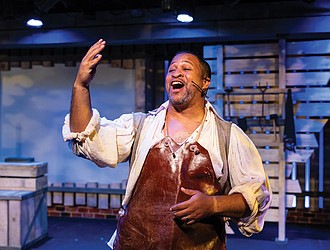 Jerold Solomon appears as Gabriel, the blacksmith and revolutionary leader at the center of the new musical “Gabriel.”