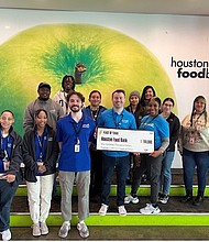 Coastal Bend Food Bank Staff with 2024 donation (Image credit: Thomas J Henry)