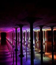 Cistern Illuminated / Courtesy Buffalo Bayou Partnership