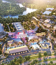 A rendering of the planned Live! Casino & Hotel Virginia in Petersburg.