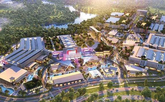 On Wagner Road, alongside Interstate 95, lies a white tent with 75,000 square feet of space inside.