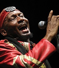 Jamaican musician, singer and actor Jimmy Cliff performs during the Timbre Rock and Roots concert in Singapore in 2013.