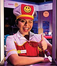 Briana J. Resa in Alley Theatre's "The Night Shift Before Christmas"