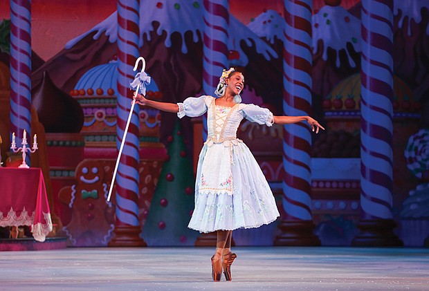 Kennady Jackson performs in “The Nutcracker.” Richmond Ballet.