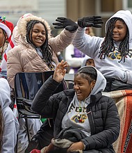 Christmas on Broad Street-The 42nd annual Dominion Energy Christmas Parade returned to Broad Street in Richmond on Saturday, Dec. 6. The parade began at 10 a.m. at the Science Museum of Virginia and continued east to Seventh Street. (photo by Julianne Tripp Hillian/Richmond Free Press)