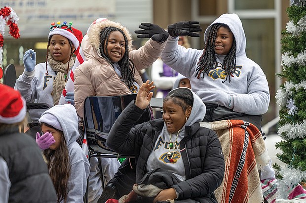 Christmas on Broad Street-The 42nd annual Dominion Energy Christmas Parade returned to Broad Street in Richmond on Saturday, Dec. 6. The parade began at 10 a.m. at the Science Museum of Virginia and continued east to Seventh Street. (photo by Julianne Tripp Hillian/Richmond Free Press)