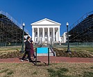 The stage is being set for the inauguration of Virginia’s 75th governor, Abigail Spanberger, who will be sworn in on Saturday, Jan. 17. Fencing and other security measures were installed beginning in late October as crews started bringing in equipment for the event.