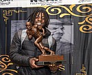 Curtis Allen of Virginia Union University, recently named the 2025 HBCU
GO Football Offensive Player of the Year, accepts the Black College
Player of the Year Award at the 3rd Annual Maxie Awards Banquet at
the Robinson Theater Community Arts Center on Wednesday, Dec. 3.