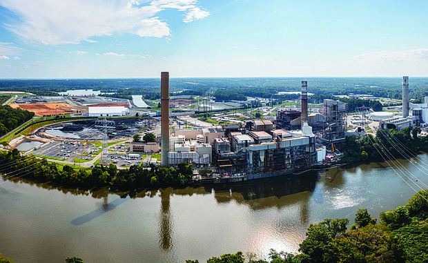 Dominion Chesterfield Power Station is seen on Sept. 23. Dominion Energy
Virginia’s Chesterfield Energy Reliability Center is set to be constructed at the same site.