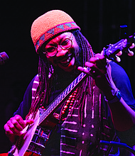 Hubby Jenkins, formerly of the Carolina Chocolate Drops, performs at The Camel during Justin Golden’s birthday concert on Saturday. Golden opened the show with a solo performance before being joined by Devil’s Coattails for a closing set.