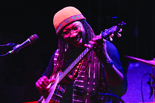 Hubby Jenkins, formerly of the Carolina Chocolate Drops, performs at The Camel during Justin Golden’s birthday concert on Saturday. Golden opened the show with a solo performance before being joined by Devil’s Coattails for a closing set.