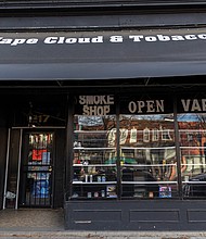 A vape shop on West Broad Street in Richmond sits closed. The city’s Operation Vaporize initiative has resulted in 18 vape and smoke shop closures after inspections that uncovered safety violations.