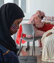 A Year in Focus-From marches to milestones, Richmond’s people and events shaped the year. Demonstrations, school celebrations, cultural festivals and sports brought the community together across the city. These images capture the moments that marked 2025 in Richmond. Hundreds attended the American Muslim Heritage Celebration and the Ayida exhibition at the Institute for Contemporary Art on the VCU campus on July 26. The event featured, henna, face painting, videos on the history of Islam in America, food and a salah, or prayer space. (photo by Sandra Sellars/Richmond Free Press)