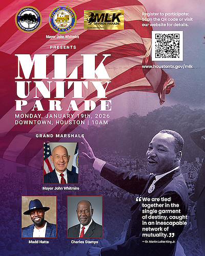The historic MLK Unity Parade returns to Downtown Houston on January 19, 2026, uniting generations, cultures, and communities in a …