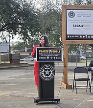 Harris County Precinct 4 Commissioner Lesley Briones