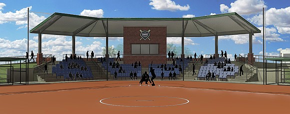 Construction crews are building a new stadium field at The Diamonds at Ironbridge baseball and softball complex in Harry G. …