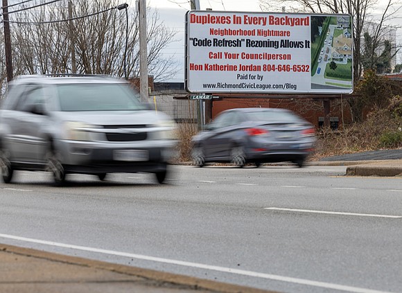A group headed by a former Richmond city councilman has purchased 14 billboards opposing the city’s overhaul of its 1970s-era …