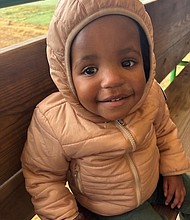Destiny Jackson's two-year-old who was tear gassed in Minneapolis protest.