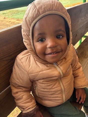 Destiny Jackson's two-year-old who was tear gassed in Minneapolis protest.