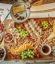 Montrose Cheese and Wine Cheese and Charcuterie Board/credit: Zach Horst