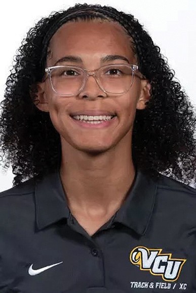 VCU freshman Aubree Harris was named the Atlantic 10 women’s track and field Rookie of the Week on Tuesday.