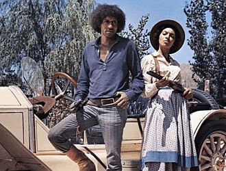 Thomasine and Bushrod, played by Fred Williamson and Vonetta McGee, ride
through Gordon Parks Jr.’s 1974 reimagining of the Western, blending romance, rebellion and Blaxploitation style. The film screens Tuesday, Feb. 17 at the Institute for Contemporary Art as part of the “Exposure: Nu West” series.