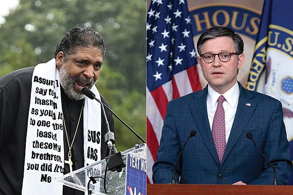 Longtime activist and anti-poverty advocate the Rev. William Barber II is challenging House Speaker Mike Johnson to a theological debate …