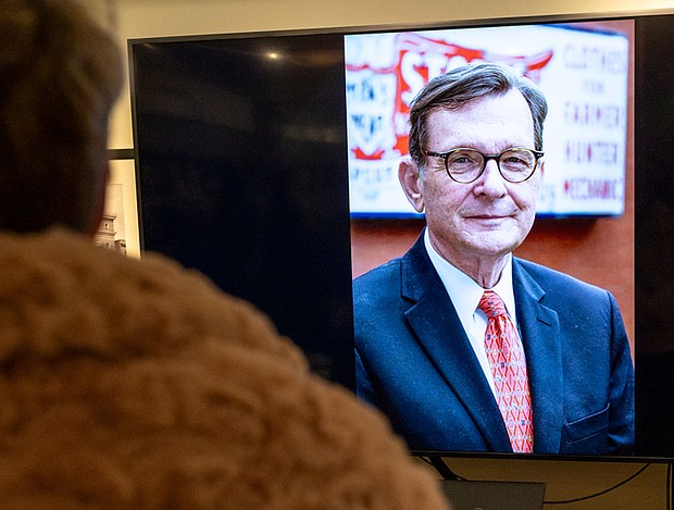 William Martin remembered at open house-The Valentine Museum in Richmond hosted an open house memorial for William Martin on Saturday, Feb. 7, 2026. The museum’s longtime director, and Richmond historian died in December at age 71 after being struck by a car while crossing East Broad Street. (photo by Julianne Tripp Hillian/Richmond Free Press)