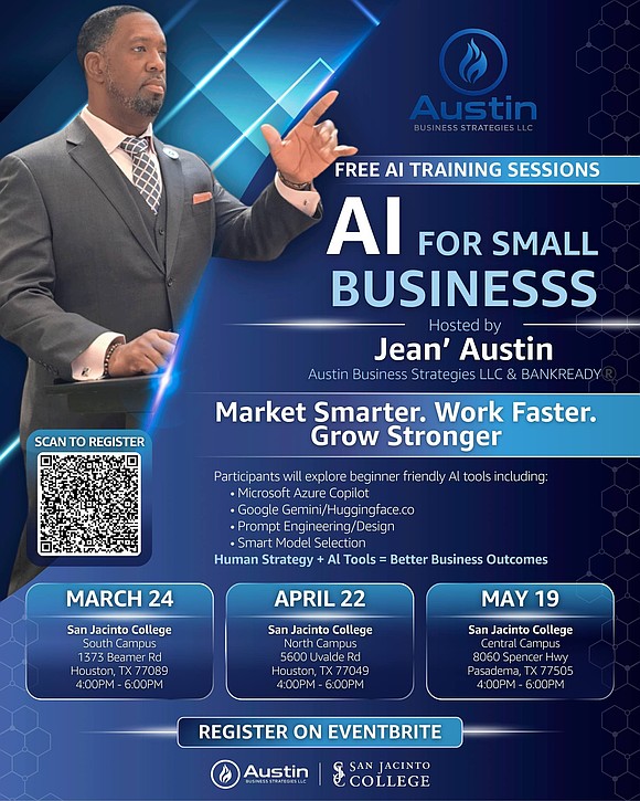 Free monthly sessions aim to bridge AI education, financial readiness, and economic opportunity for business owners and families.