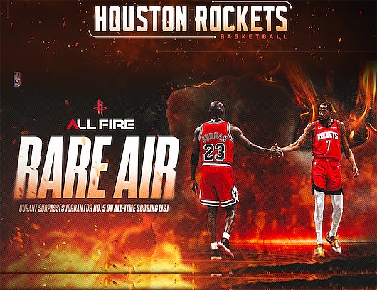 Kevin Durant’s historic move past Michael Jordan on the NBA all-time scoring list has placed Houston at the center of …