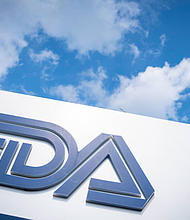 A sign for the Food And Drug Administration is seen outside of the headquarters in White Oak, Maryland, on July 20, 2020.