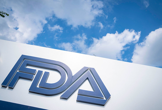 A sign for the Food And Drug Administration is seen outside of the headquarters in White Oak, Maryland, on July 20, 2020.