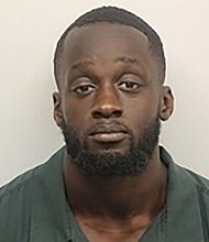 This photo provided by Georgia's Chatham County Sheriff's Office shows Olaolukitan Adon Abel on April 20, 2025.