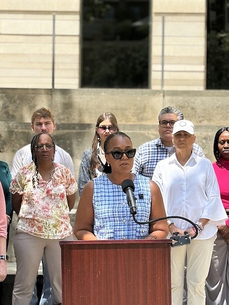 Three Texas women have filed a federal civil rights lawsuit challenging year-long bans from the Texas Capitol Complex following a …