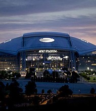 The AT&T Stadium in Arlington on April 24, 2026.