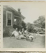 Family members at the Taylor family home on Martha's Vineyard. Credit: African American History and Culture, Gift of Dr. Teletia R. Taylor and descendants of Geraldine A Taylor, Proprietor, “Taylor's Playfair”