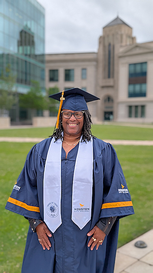 Lori Anderson Houston City College Graduation