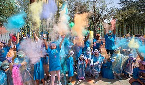 Cosmic Colors Throwdown at the Children's Museum Houston