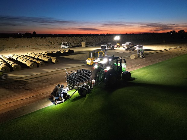 Green Valley Turf Drone Daybreak