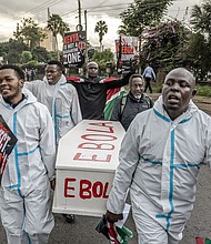 Kenya Ebola protests