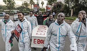 Kenya Ebola protests