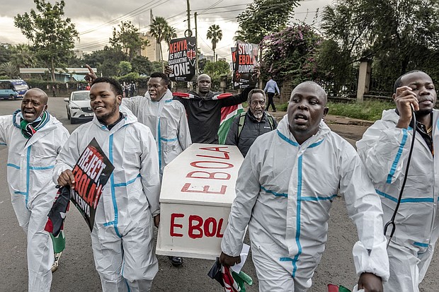 Kenya Ebola protests