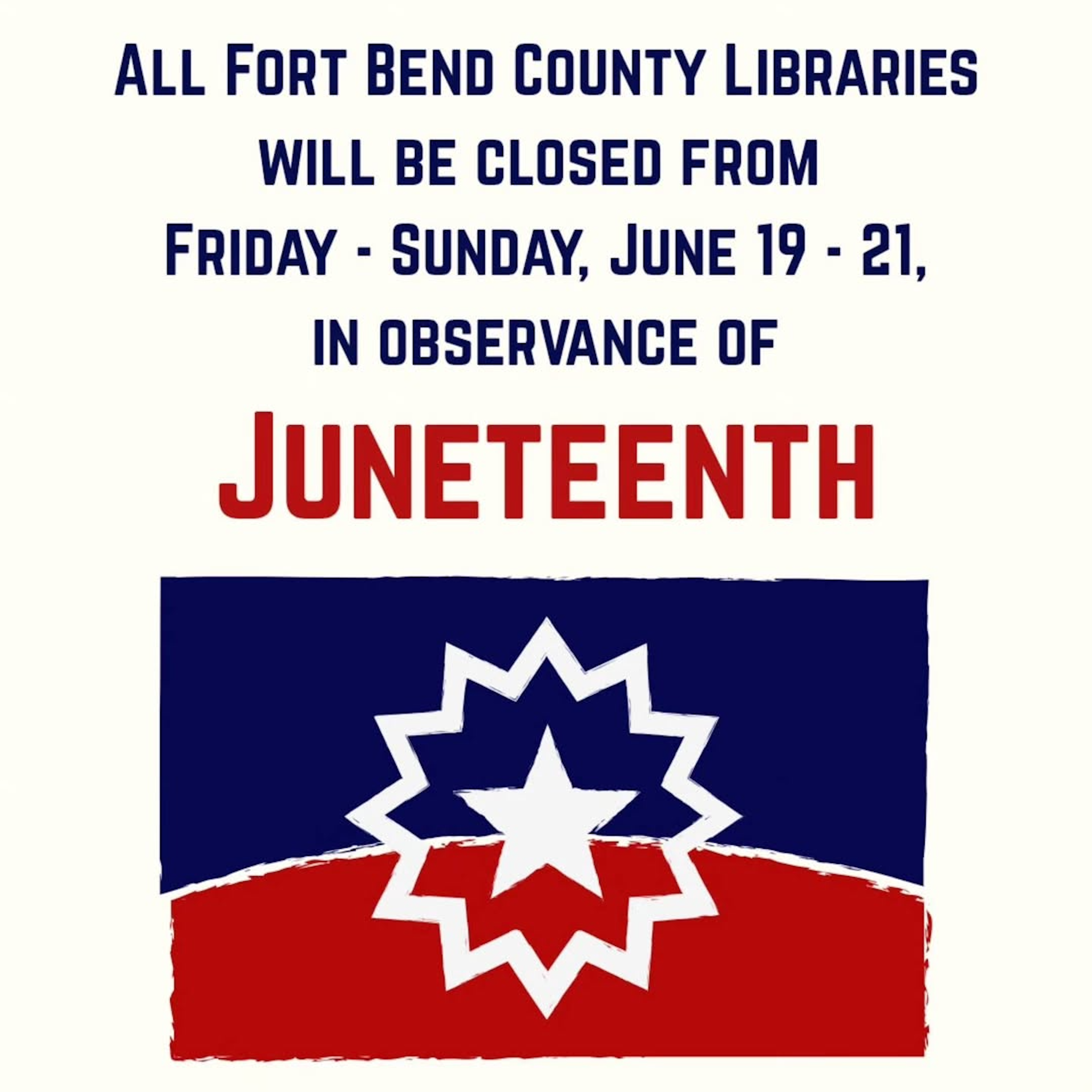 Fort Bend County Libraries Honor Juneteenth with a Weekend of ...